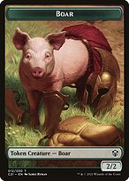 Boar - Commander 2021 Tokens
