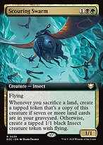 Scouring Swarm - Edge of Eternities Commander - Extended Art