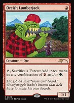 Orcish Lumberjack - Secret Lair Drop