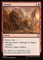 Abrade - Secrets of Strixhaven Commander