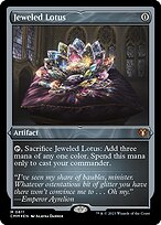 Jeweled Lotus - Commander Masters - Etched Foil