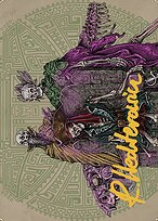 Throne of the Grim Captain - The Lost Caverns of Ixalan Art Series - Borderless