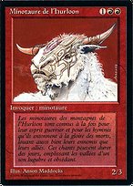 Minotaure de l'Hurloon (Hurloon Minotaur) - Foreign Black Border