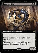 Lazotep Sliver - Commander Masters - Extended Art