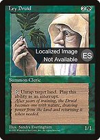 Druida de Lei (Ley Druid) - Fourth Edition Foreign Black Border