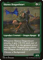 Skanos Dragonheart - Commander Legends: Battle for Baldur's Gate - Etched Foil