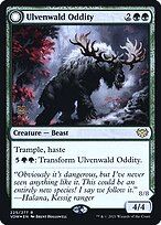 Ulvenwald Oddity // Ulvenwald Behemoth - Innistrad: Crimson Vow Promos - Promo Foil