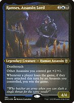 Ramses, Assassin Lord - Dominaria United Commander - Etched Foil