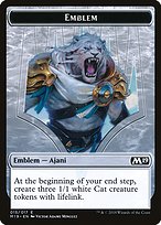 Ajani, Adversary of Tyrants Emblem - Core Set 2019 Tokens