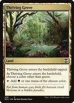 Thriving Grove - New Capenna Commander