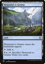 Memorial to Genius - Commander 2021