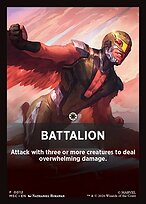 Battalion - Marvel Super Heroes Jumpstart Front Cards