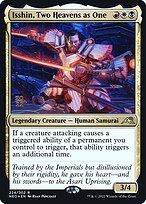 Isshin, Two Heavens as One - Kamigawa: Neon Dynasty Promos - Promo Foil