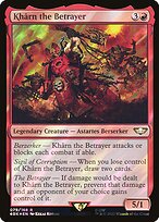 Khârn the Betrayer - Warhammer 40,000 Commander - Surge Foil