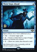 Three Steps Ahead - Outlaws of Thunder Junction Promos - Promo Foil