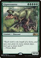 Gigantosaurus - The List