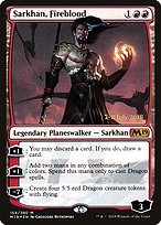 Sarkhan, Fireblood - Core Set 2019 Promos - Promo Foil