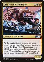 Dire Fleet Warmonger - Core Set 2021