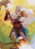 Ajani, Sleeper Agent - Dominaria United Art Series