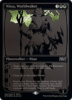 Nissa, Worldwaker - San Diego Comic-Con 2014 - Promo Foil