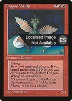 Cría de dragón (Dragon Whelp) - Fourth Edition Foreign Black Border