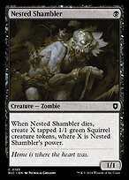 Nested Shambler - Bloomburrow Commander