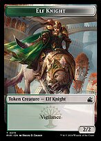 Elf Knight - Ravnica Remastered Tokens