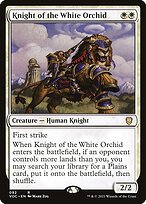 Knight of the White Orchid - Crimson Vow Commander