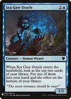 Sea Gate Oracle - The List