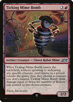 Ticking Mime Bomb - Unfinity - Galaxy Foil
