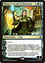 Nissa, Steward of Elements - Amonkhet Promos - Promo Foil