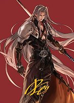 Sephiroth, Fabled SOLDIER - Final Fantasy Art Series - Borderless
