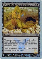 When Fluffy Bunnies Attack - Unhinged - Promo Foil