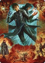 Jace, Mirror Mage - Zendikar Rising Art Series - Borderless