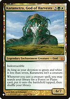 Karametra, God of Harvests - The List