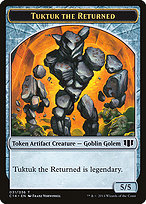 Tuktuk the Returned - Commander 2014 Tokens