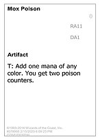 Mox Poison - Unknown Event