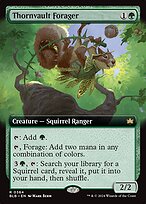 Thornvault Forager - Bloomburrow - Extended Art