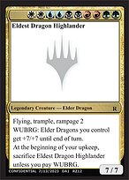 Eldest Dragon Highlander - Unknown Event