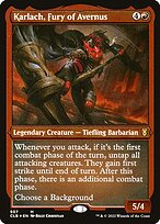 Karlach, Fury of Avernus - Commander Legends: Battle for Baldur's Gate - Etched Foil