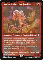 Kediss, Emberclaw Familiar - Commander Legends - Etched Foil