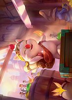 Stiltzkin, Moogle Merchant - Final Fantasy Art Series - Borderless