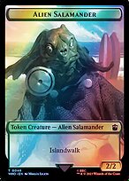 Alien Salamander - Doctor Who Tokens - Surge Foil