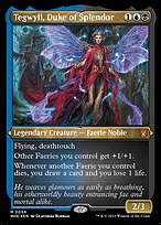 Tegwyll, Duke of Splendor - Wilds of Eldraine Commander - Etched Foil