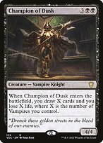 Champion of Dusk - Crimson Vow Commander