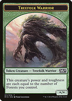 Treefolk Warrior - Magic 2015 Tokens