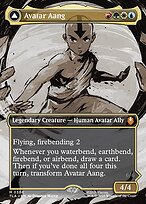 Avatar Aang // Aang, Master of Elements - Avatar: The Last Airbender - Borderless