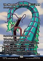 The Monstrous Serpent (Koma, Cosmos Serpent) - Avatar: The Last Airbender Eternal - Borderless