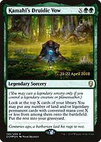 Kamahl's Druidic Vow - Dominaria Promos - Promo Foil