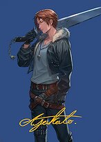 Squall, SeeD Mercenary - Final Fantasy Art Series - Borderless